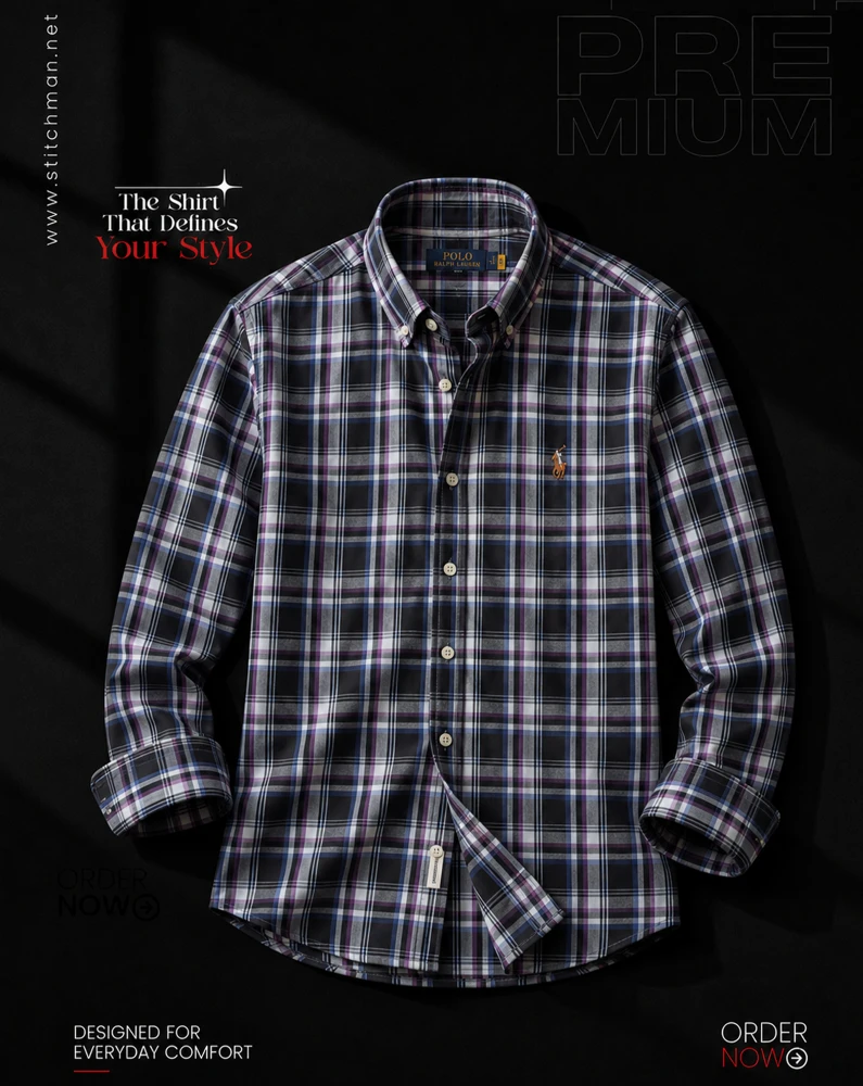 Cotton Check Full Sleeve Shirt – Multi Plaid CHK260214