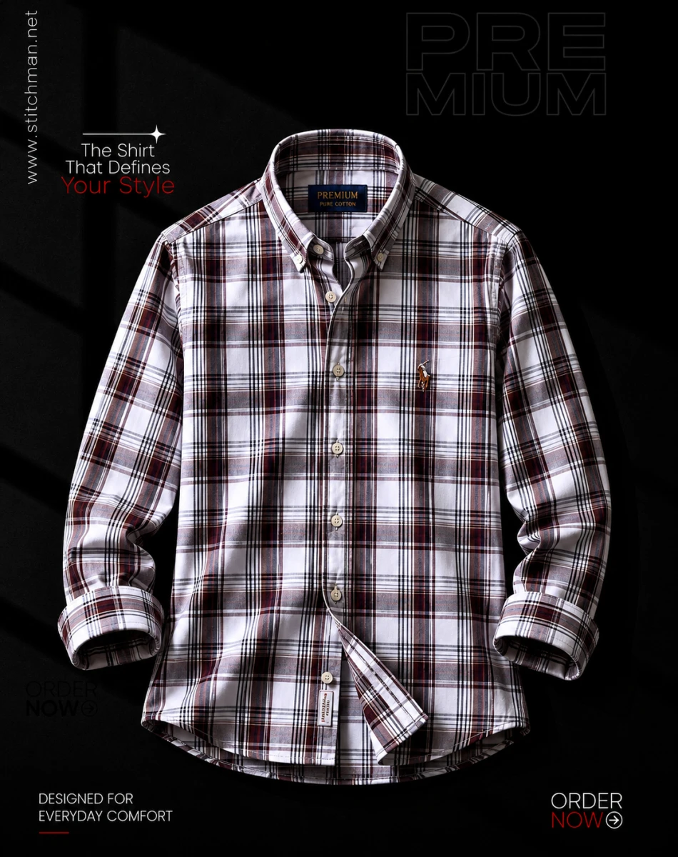 Cambridge Plaid Cotton Shirt CHK260210