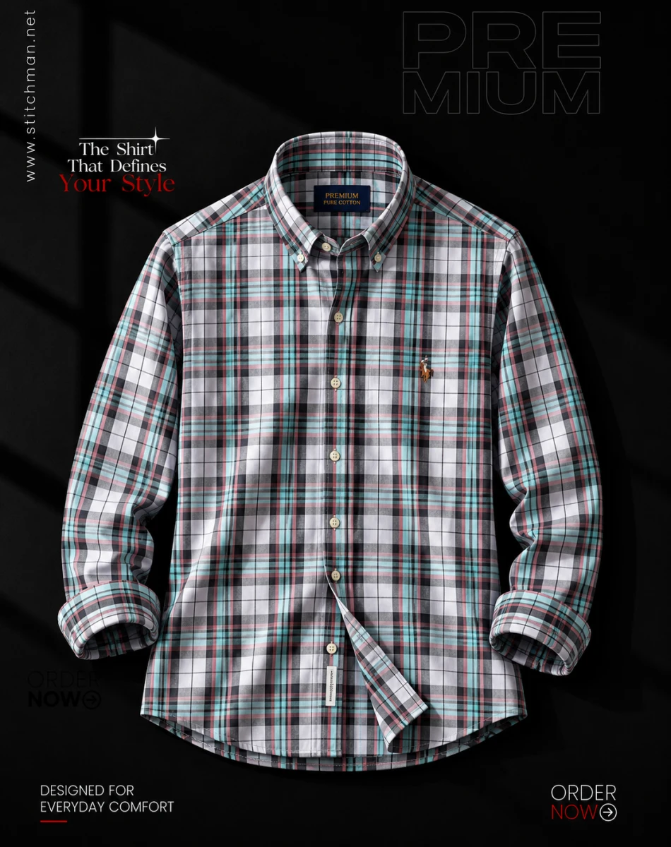 The Zenith Multi-Plaid Elite Check Cotton Shirt CHK260204