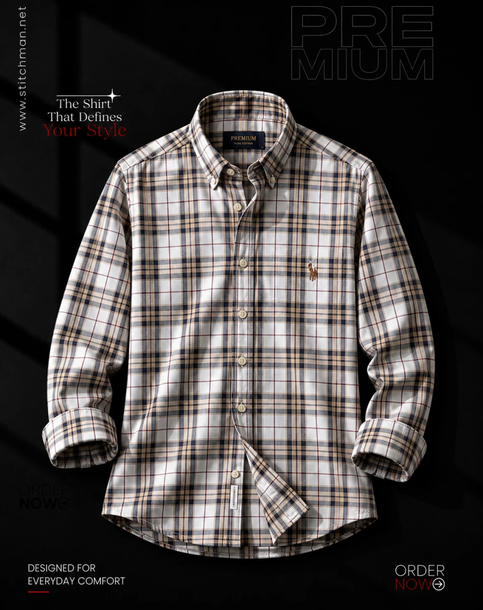 The Legacy Multi-Check Cotton Shirt CHK260206